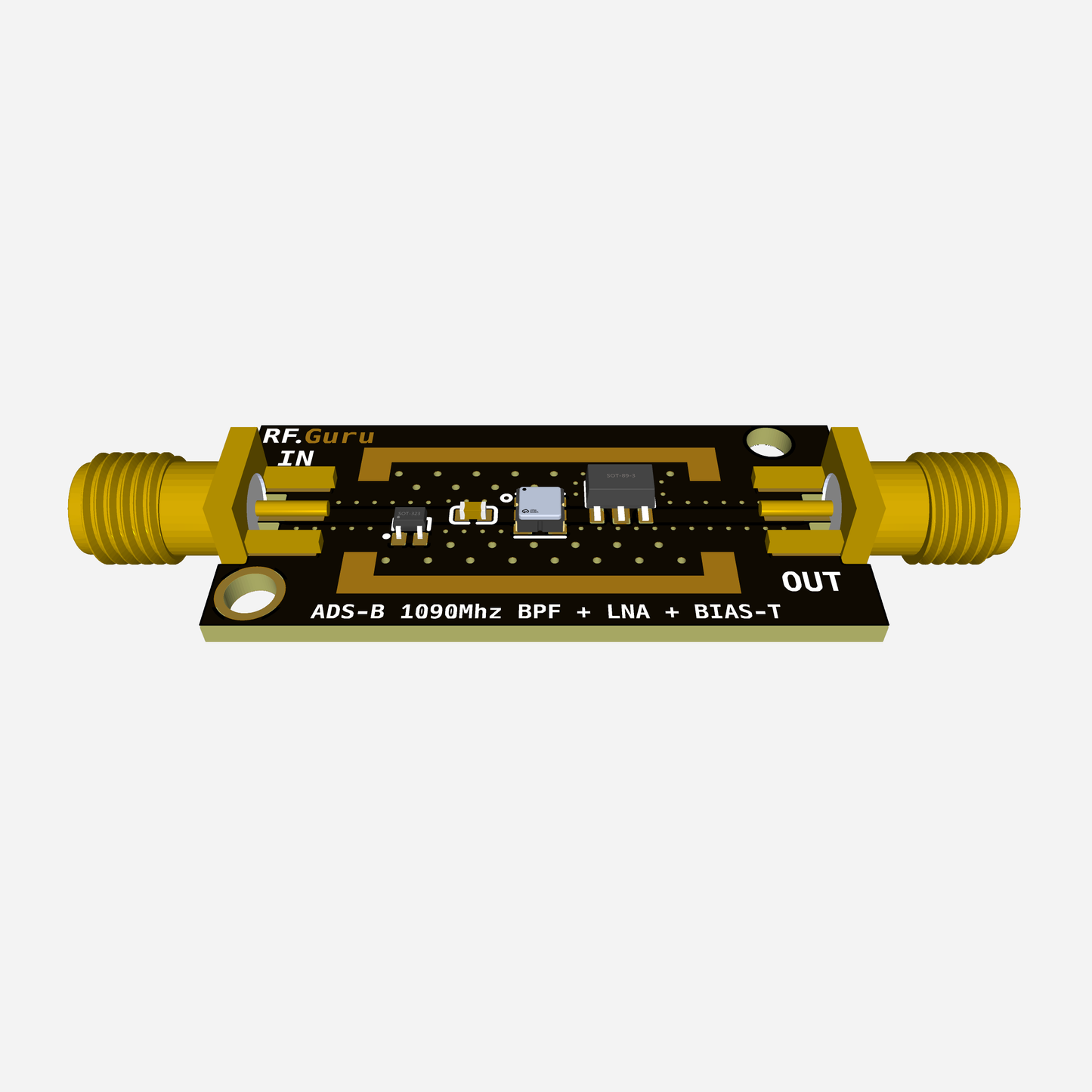 ESD + BPF + Low Noise Amplifier 1090mHz ADS-B