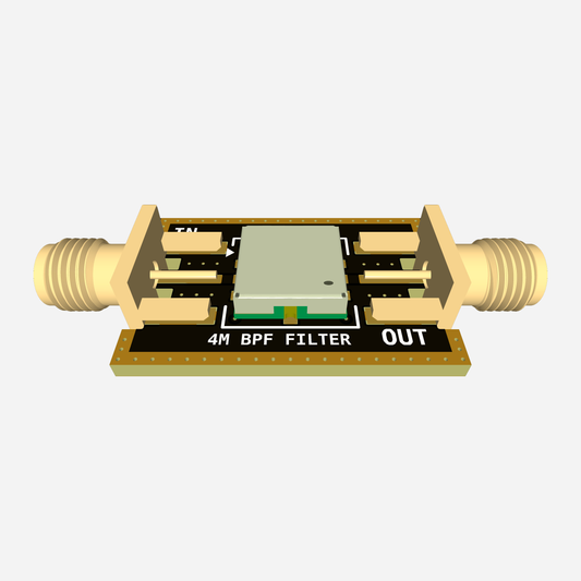 Optimized Band Pass Filtering for the 4M Band (70–72 MHz)