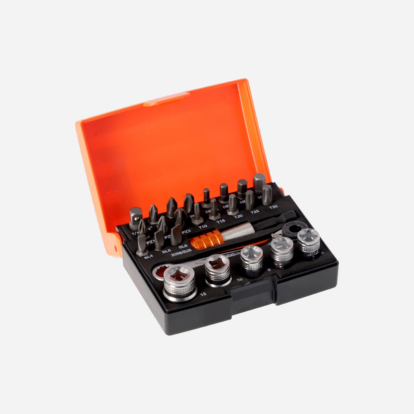 Bahco 1/4" Standard Bit and Socket Set 26 Pcs