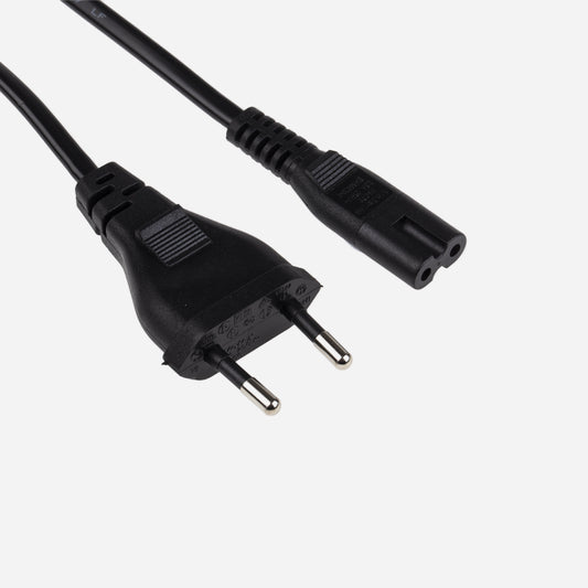 RS PRO Power cord, C7 to Europlug (CEE 7/16), 2.5 A, 250 V, 1.8m