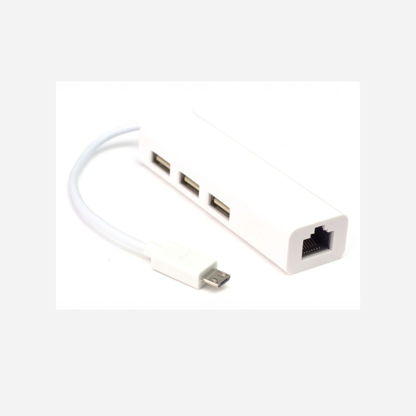 Ethernet Hub & USB Hub Micro USB OTG Connector