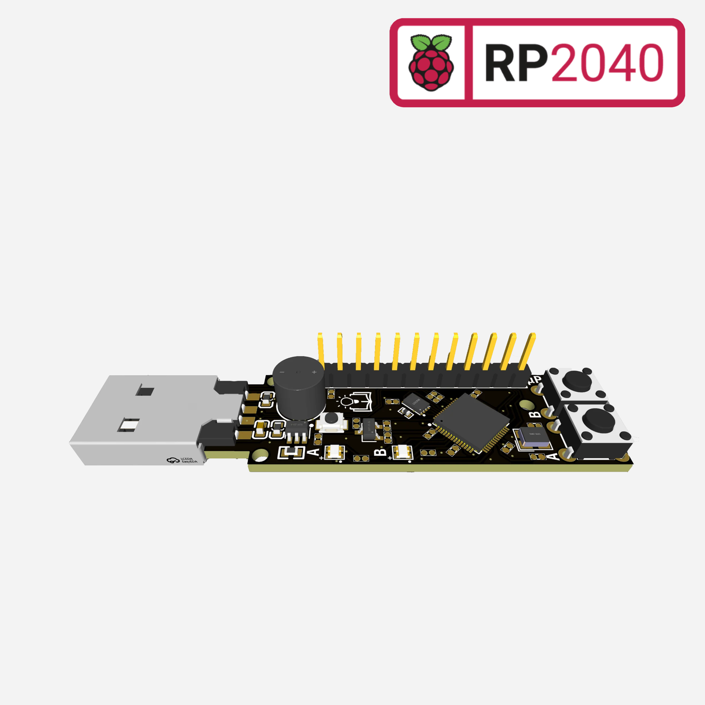 µPico Stick: High-Performance RP2040 Development Board