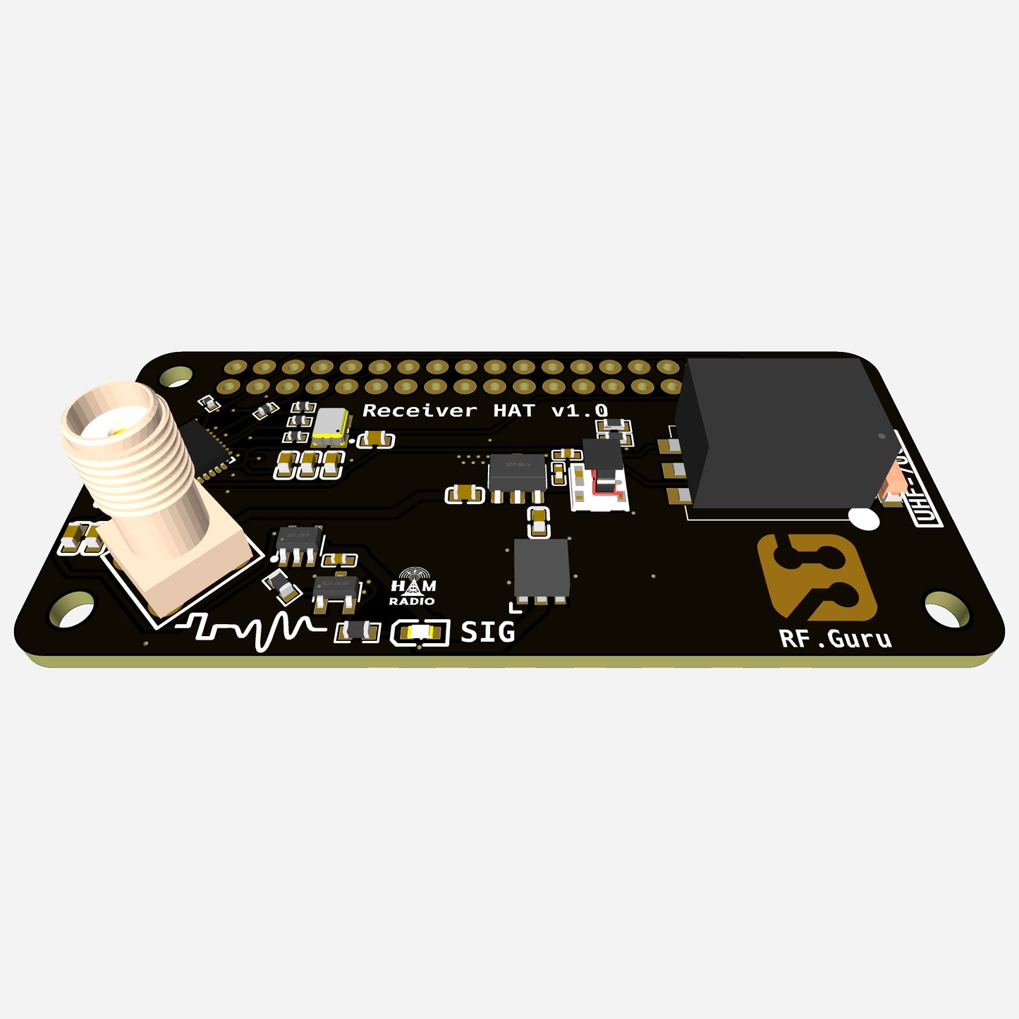 SVXLink Receiver UHF Hat