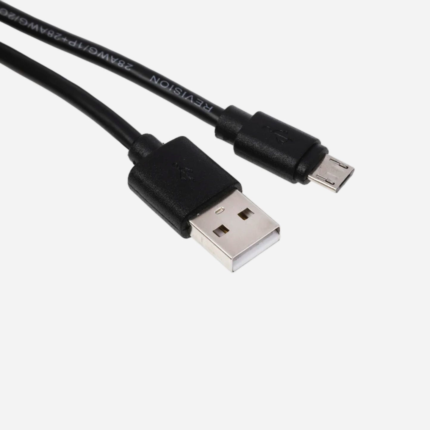 RS PRO USB 2.0 Cable, Male USB A to Male Micro USB B Cable, 0.15m