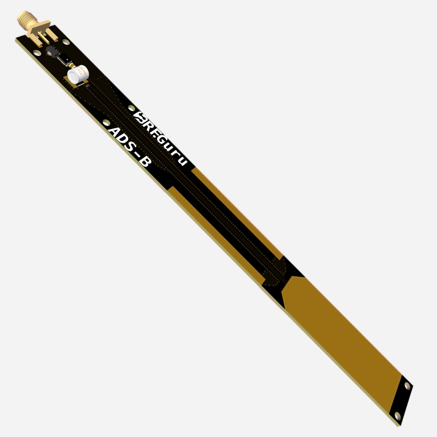 Horizon1090 — Active 1090 MHz ADS-B Antenna with Integrated SAW Filter