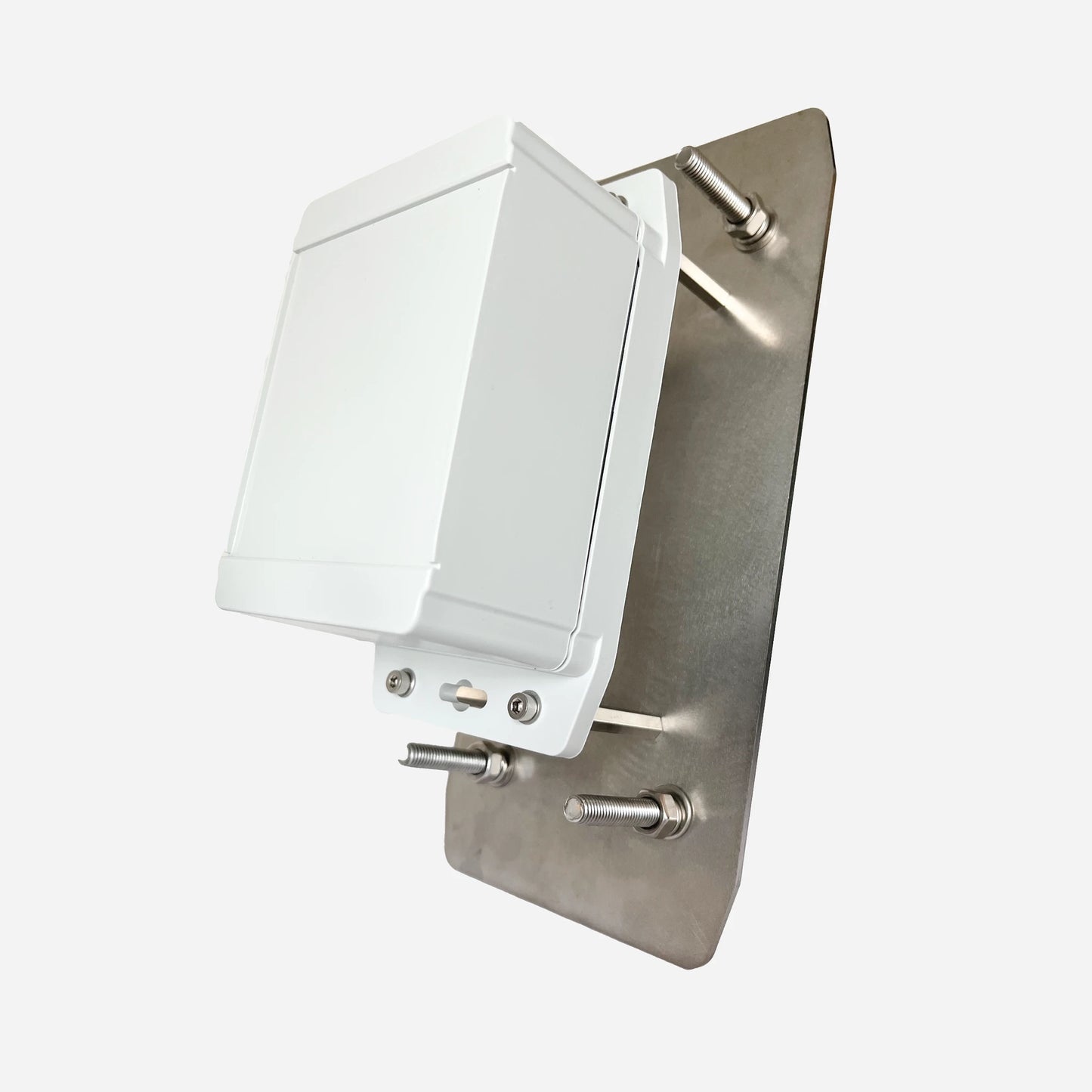 RVS Steel mounting plate + enclosure