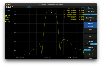 2024-P-091 70cm Band Pass Filter