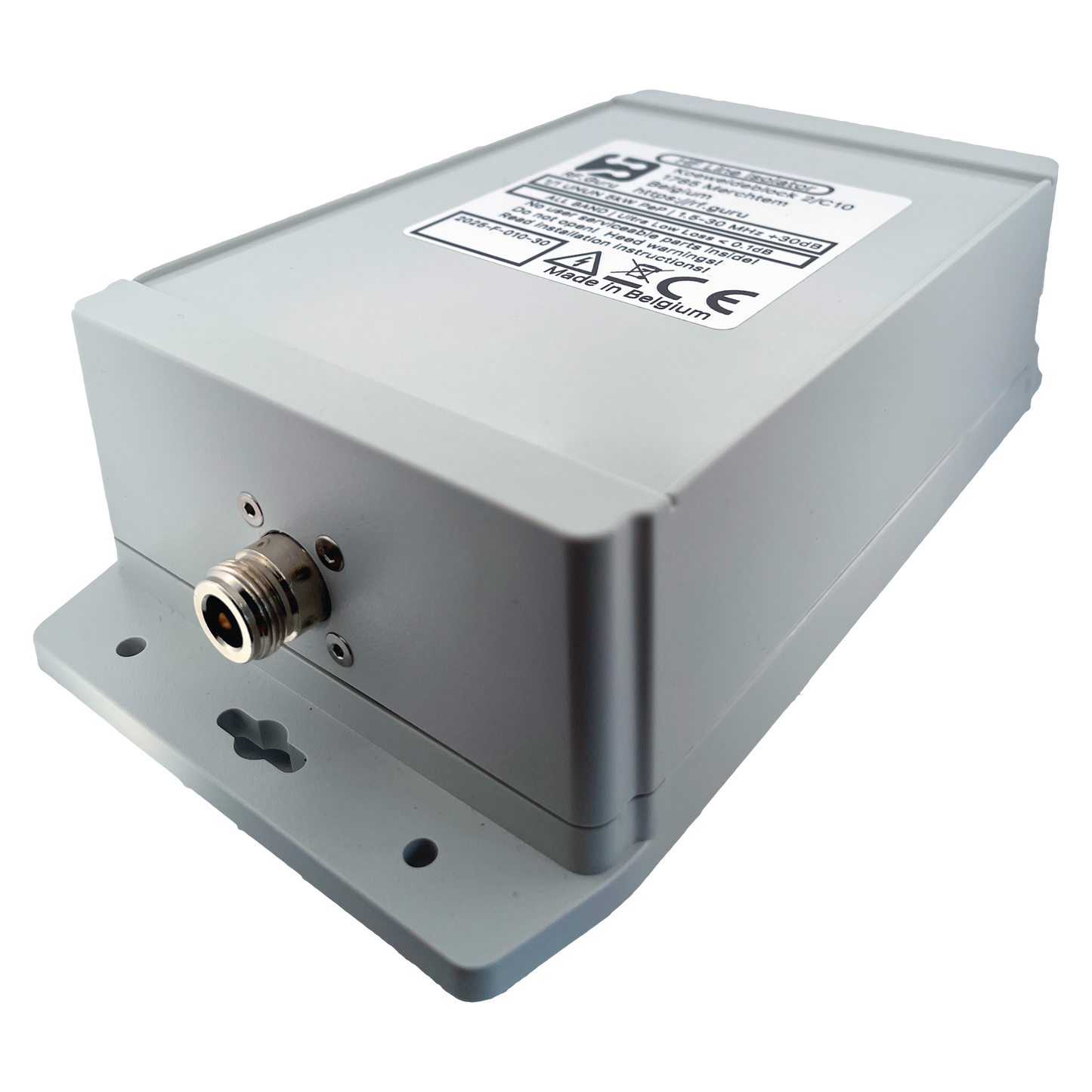 2025-F-010-30 | High Power +30dB CMR Line Isolator 1.5-30MHz 5kW