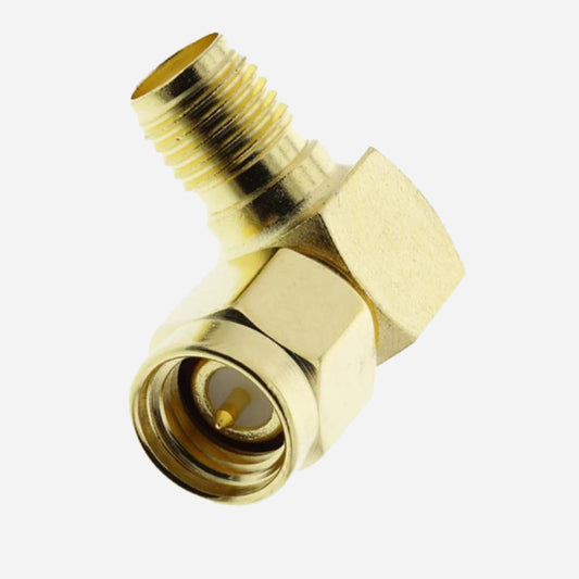 Ease Electronics SMA Male to SMA Female 50 Ω RF Right Angle Adapter