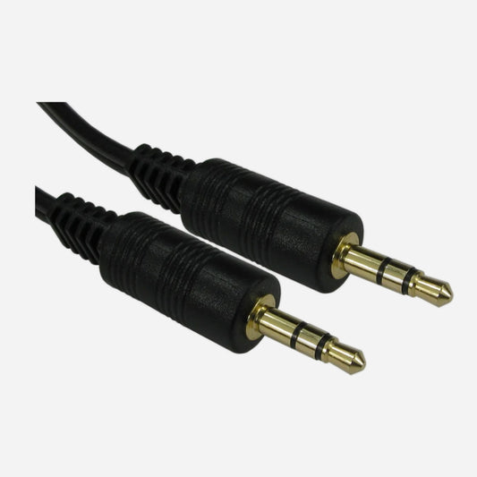 Male 3.5mm Stereo Jack to Male 3.5mm Stereo Jack Aux Cable, 1.2m
