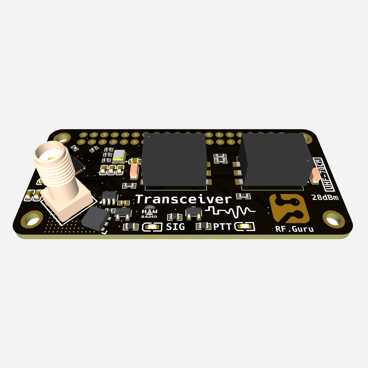 Analog Transceiver PCB 70cm UHF or 2m VHF 500mW
