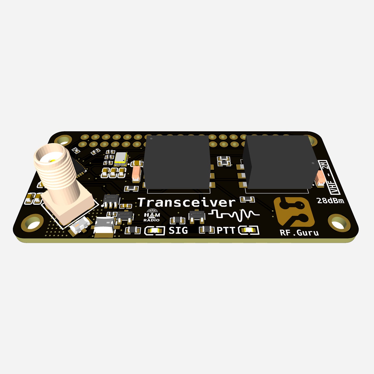 Analog Transceiver PCB 70cm UHF or 2m VHF 500mW